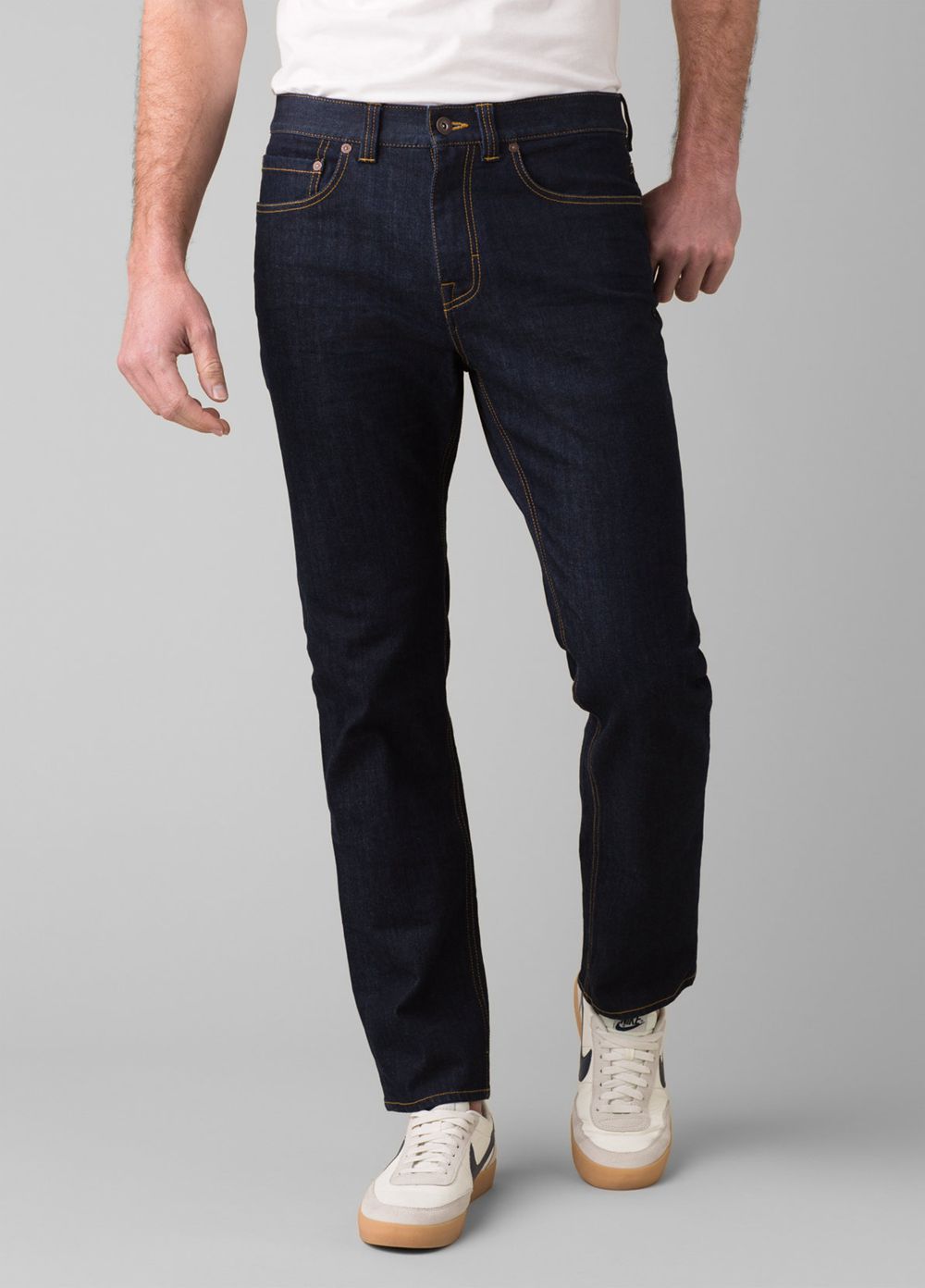 Blue Men\'s PrAna Feener Jeans | 61097-BWOS