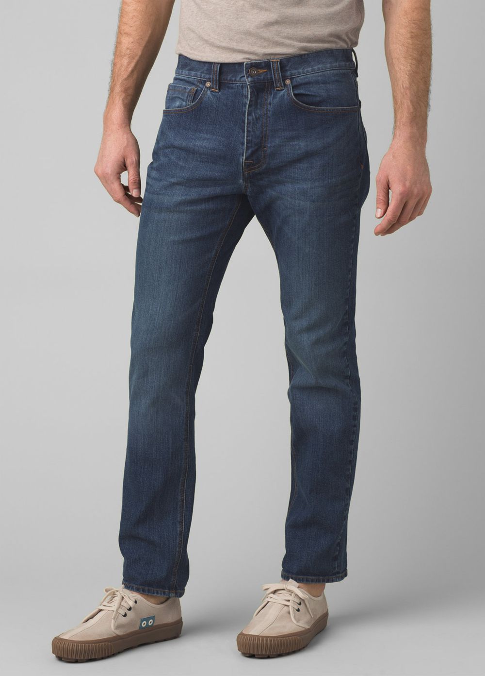 Blue Men\'s PrAna Feener Jeans | 95720-ZWEG