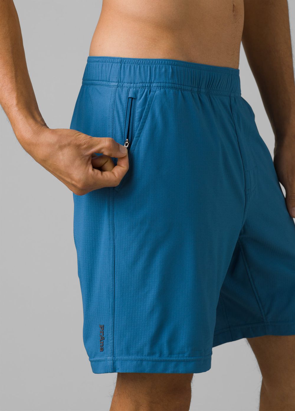 Blue Men's PrAna Heiro Lined Shorts | 48563-VJSO