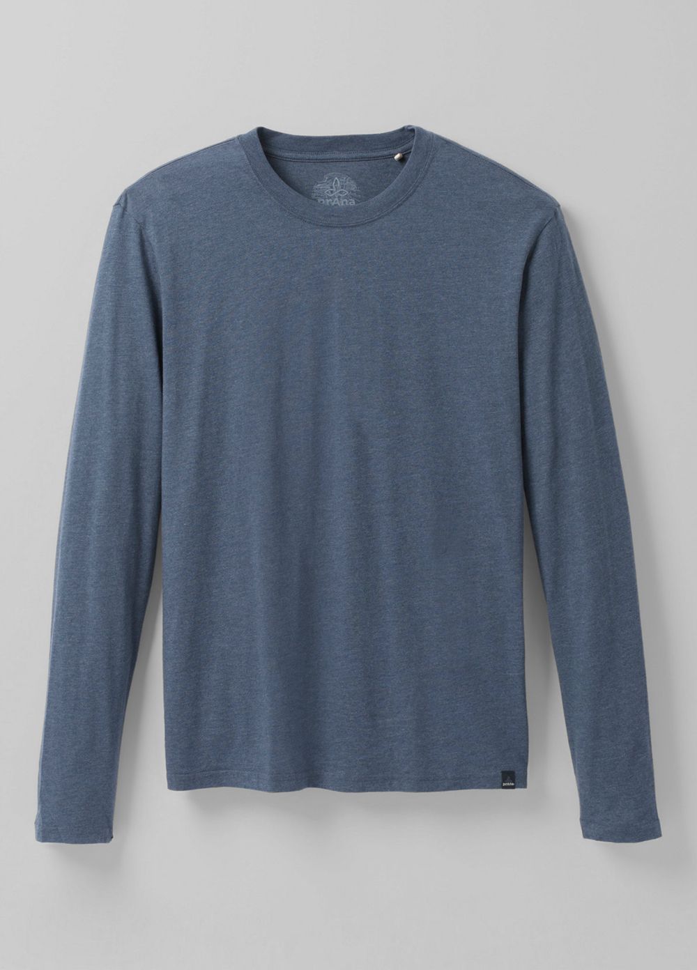 Blue Men's PrAna Long Sleeve Tall T-Shirts | 69450-IMSC