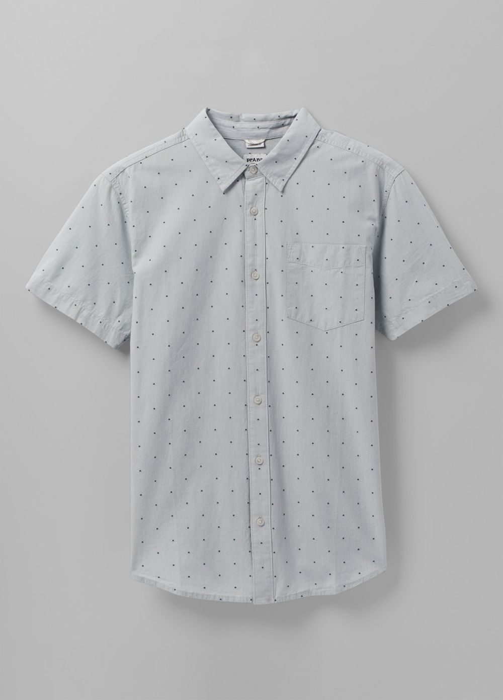 Blue Men's PrAna Park Hill Shirts | 42071-ALDI