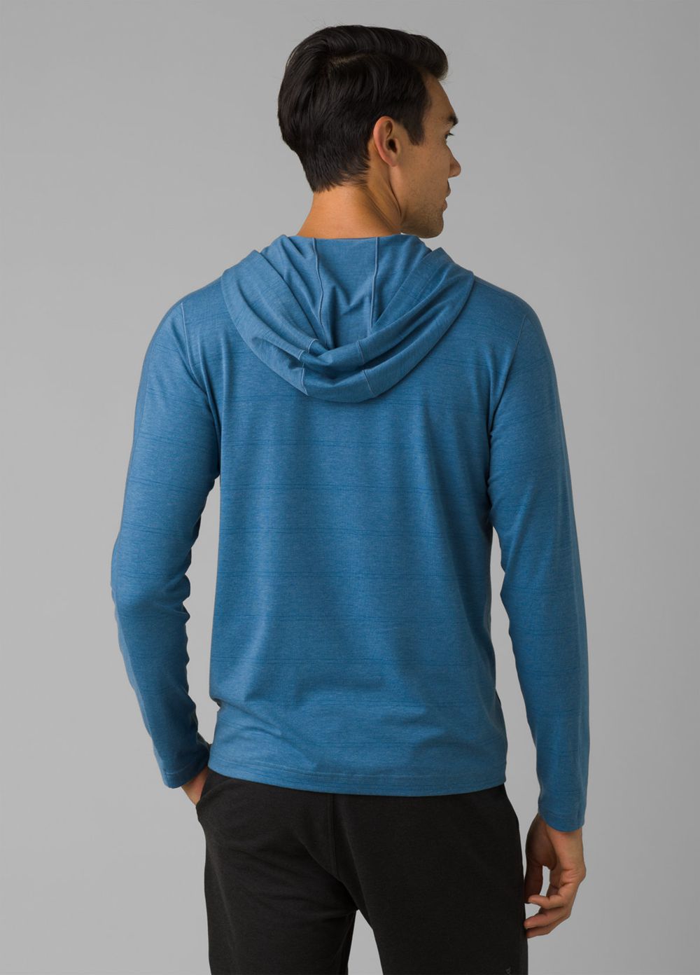 Blue Men's PrAna Watchtower Hoodie | 76938-KLIE