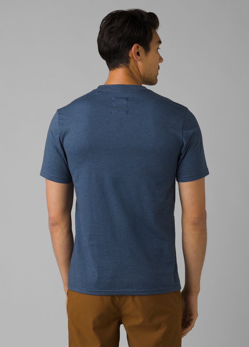 Blue Men's PrAna Wise Ass Journeyman 2 T-Shirts | 31490-OCVY