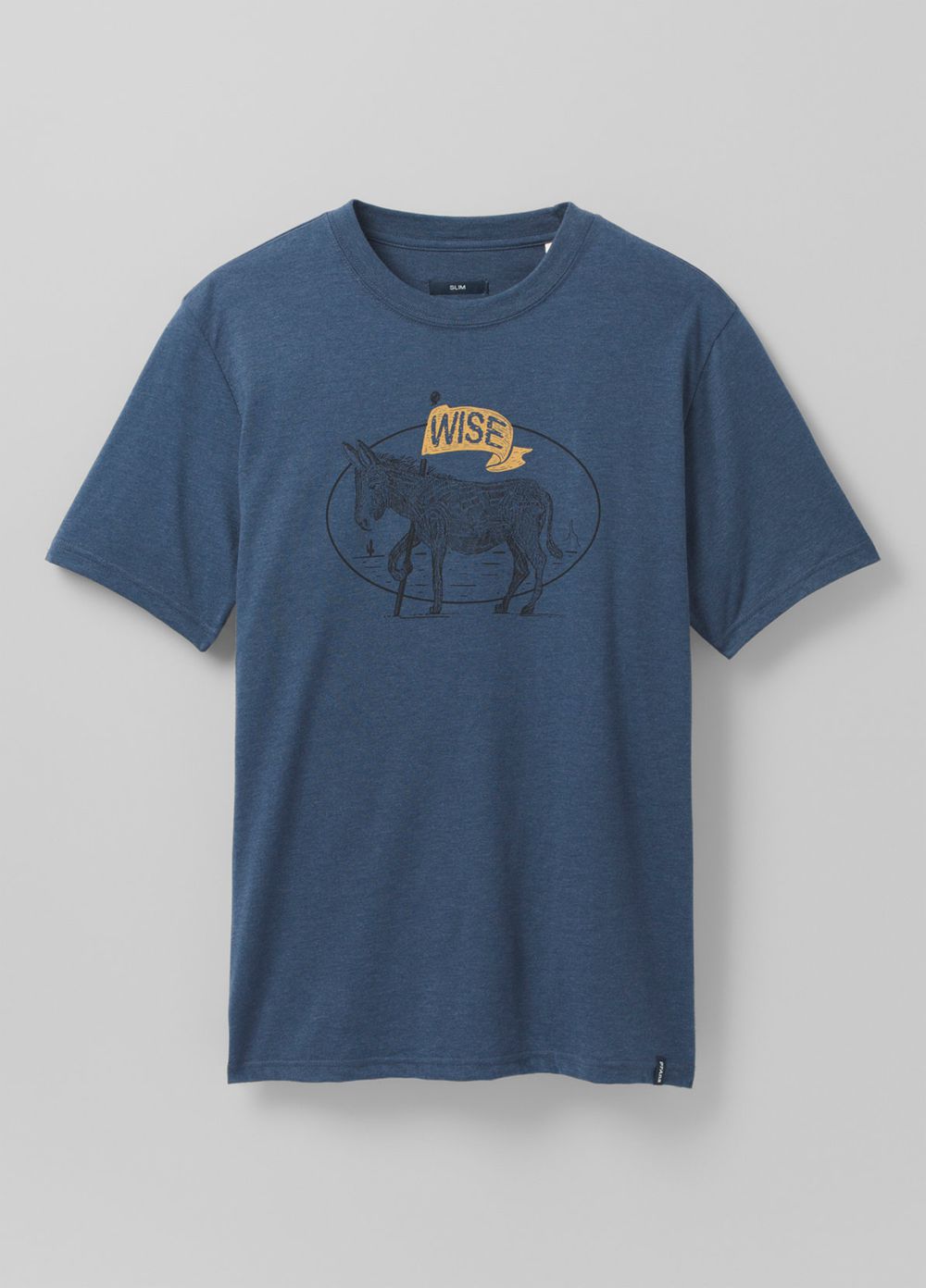 Blue Men's PrAna Wise Ass Journeyman 2 T-Shirts | 31490-OCVY