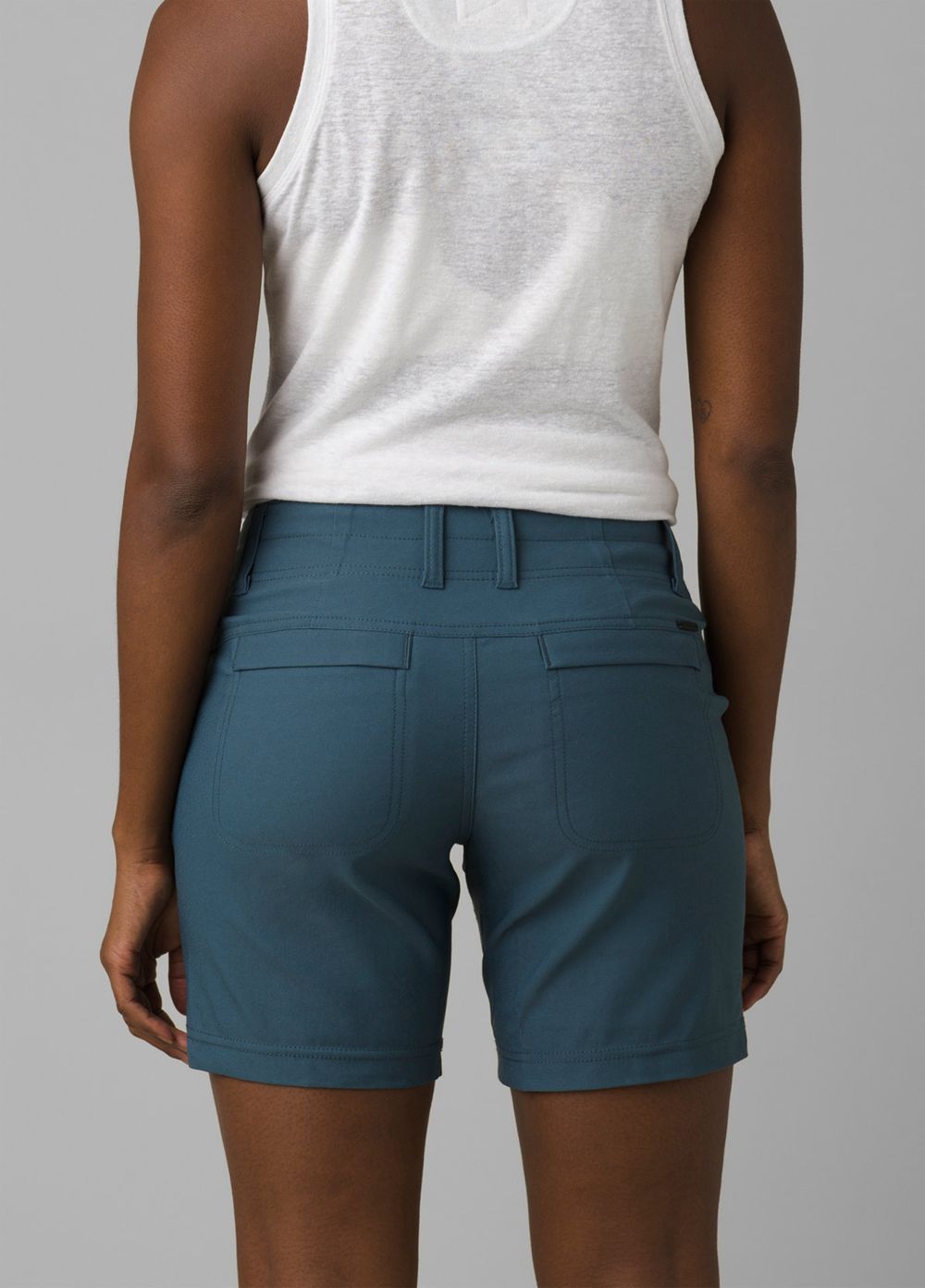 Blue Women's PrAna Alana Shorts | 83672-WQXM