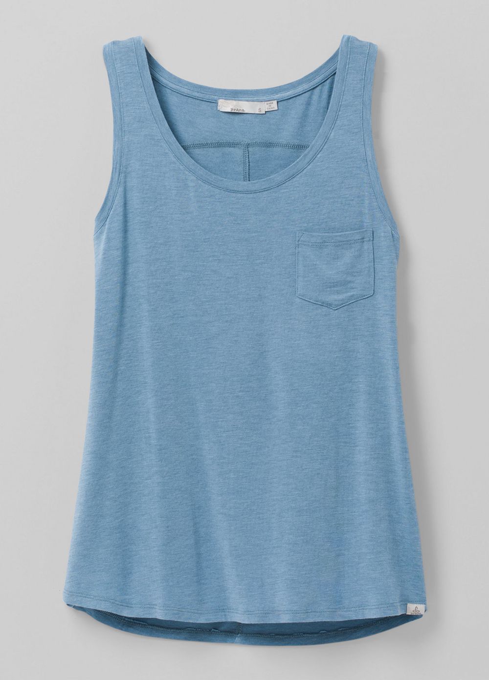 Blue Women's PrAna Foundation Scoop Neck Tank Top | 04162-PVRH