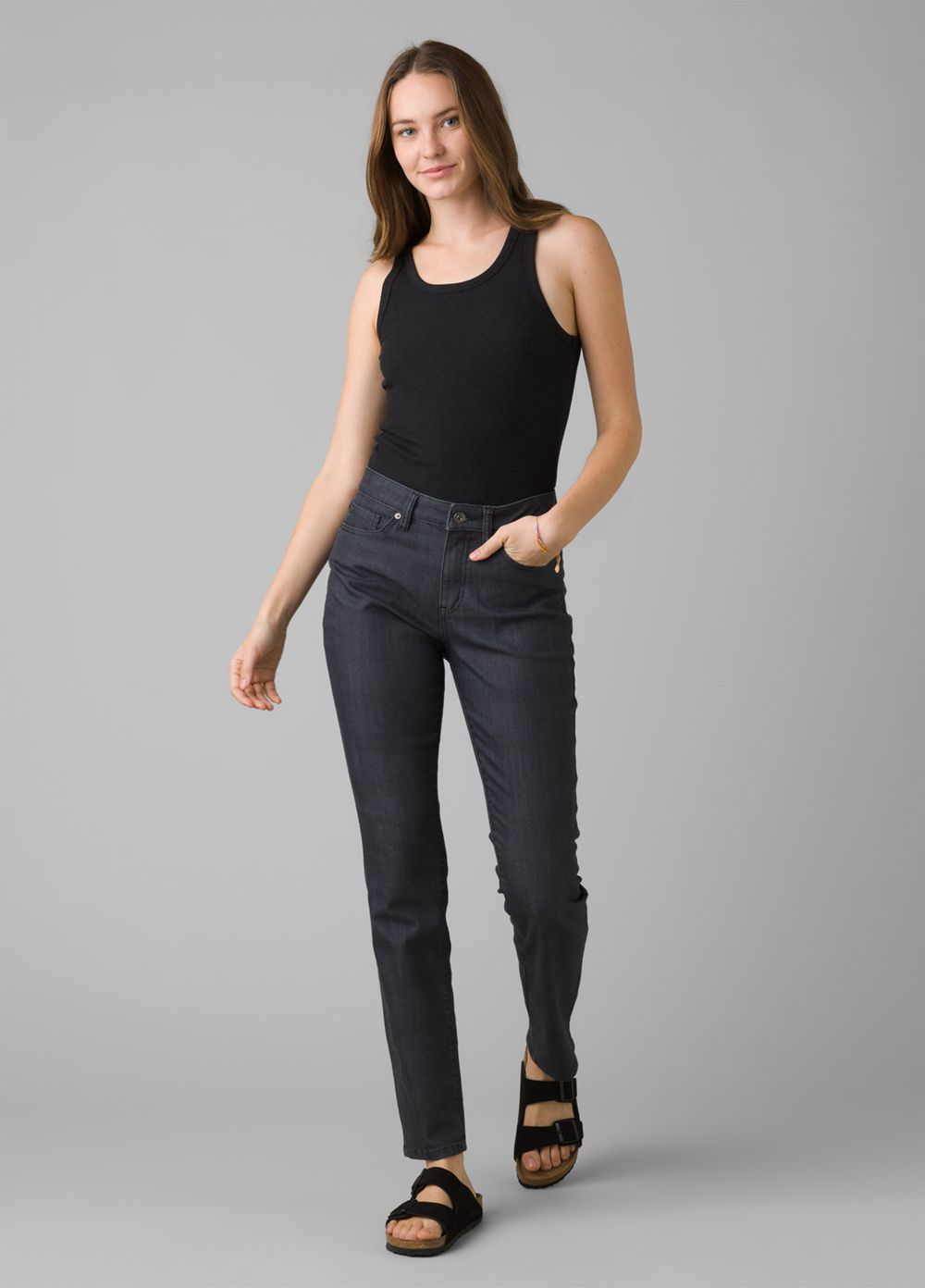 Blue Women's PrAna Kayla High Rise Jeans | 42150-ZCBY