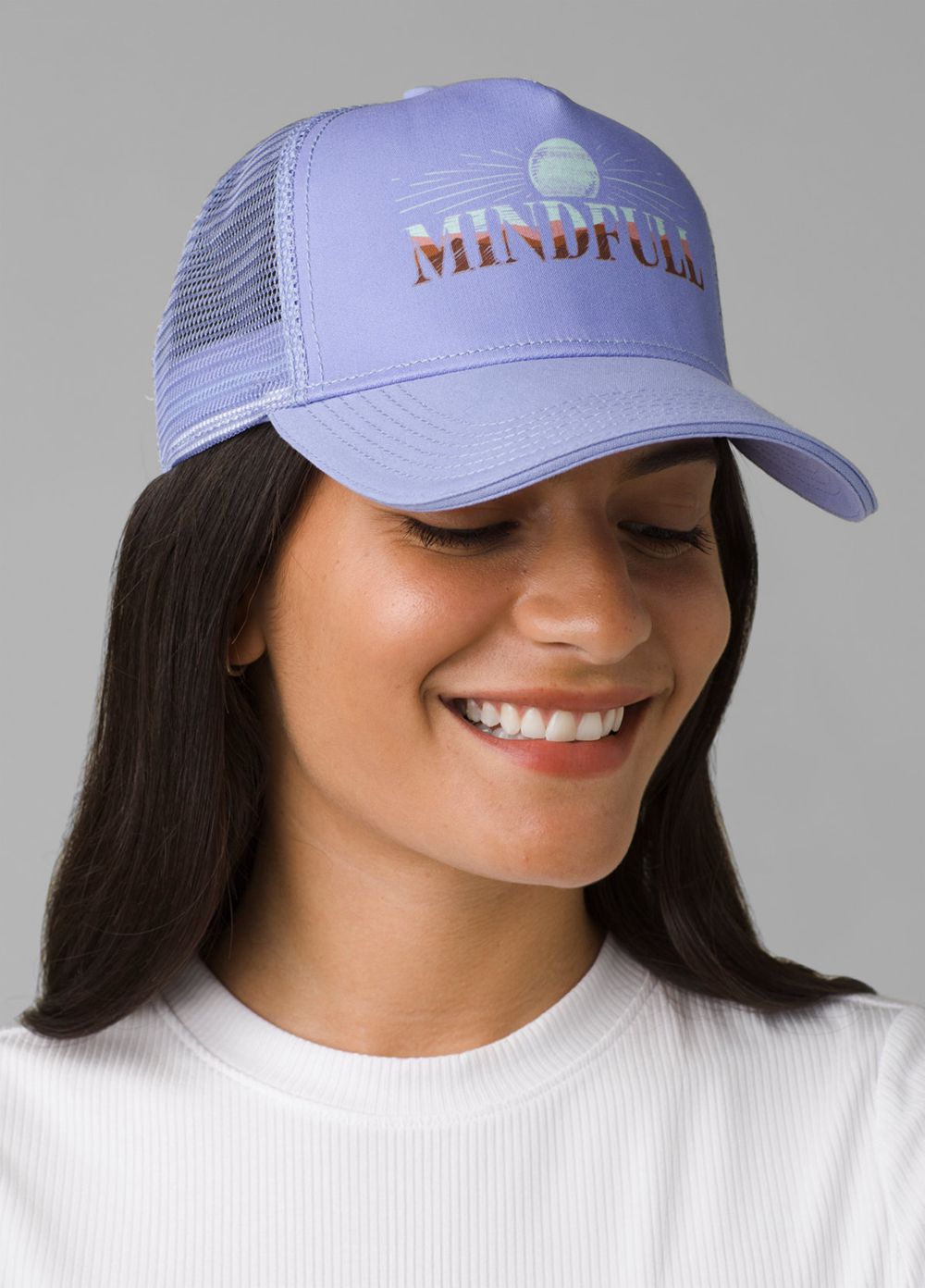 Blue Women's PrAna La Viva Trucker Hats | 52146-TQJK