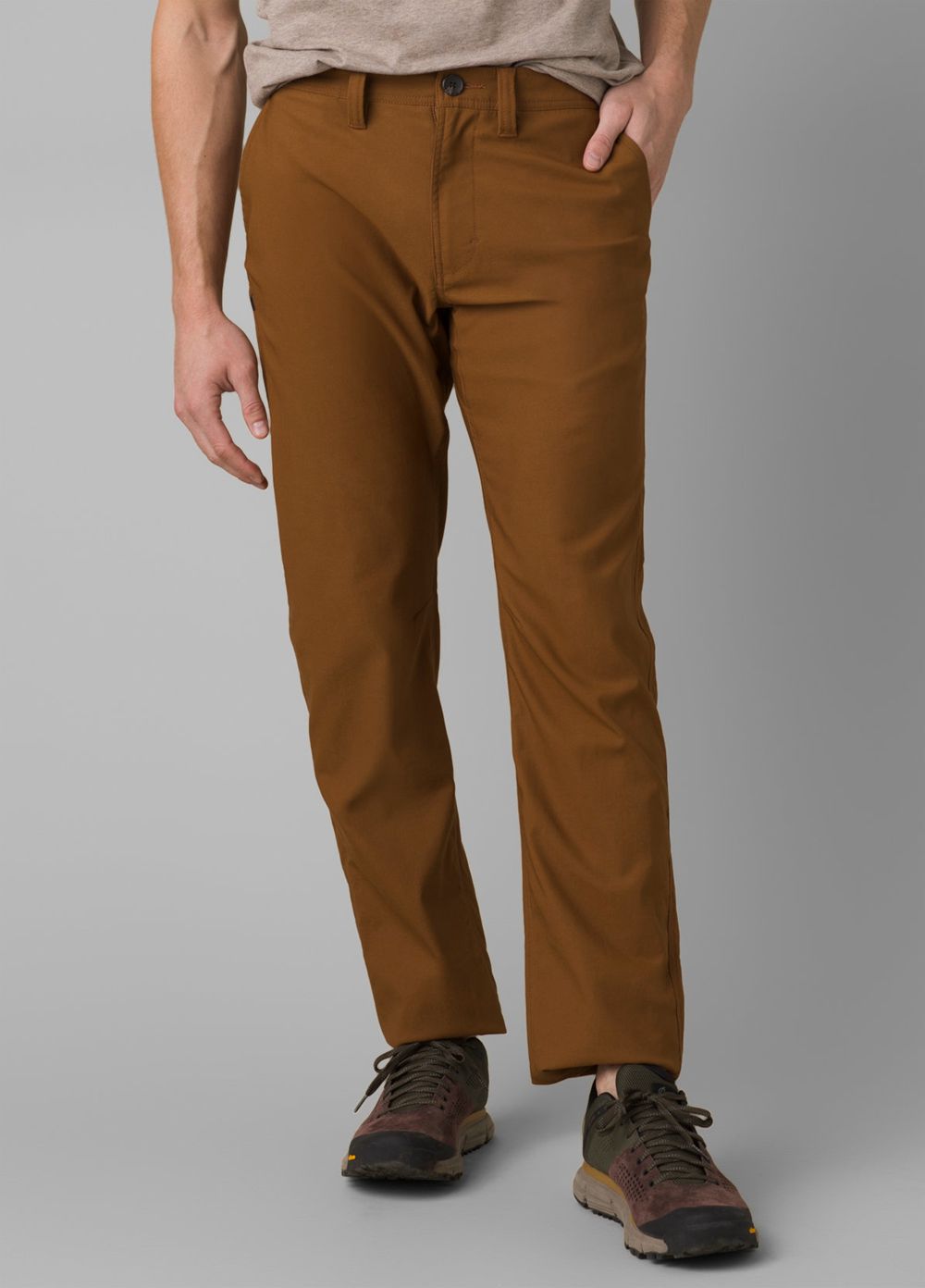 Brown Men\'s PrAna Alameda Pants | 10674-GZFM