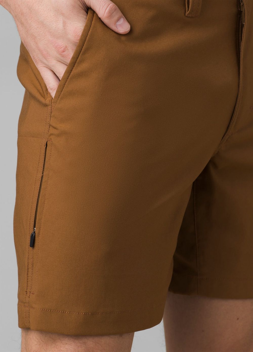 Brown Men's PrAna Alameda Shorts | 43805-QPLJ