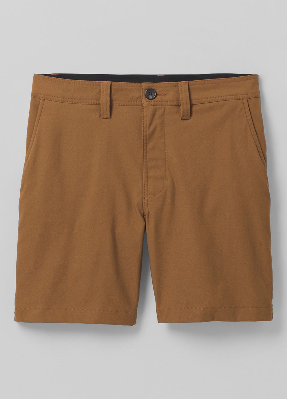 Brown Men's PrAna Alameda Shorts | 43805-QPLJ