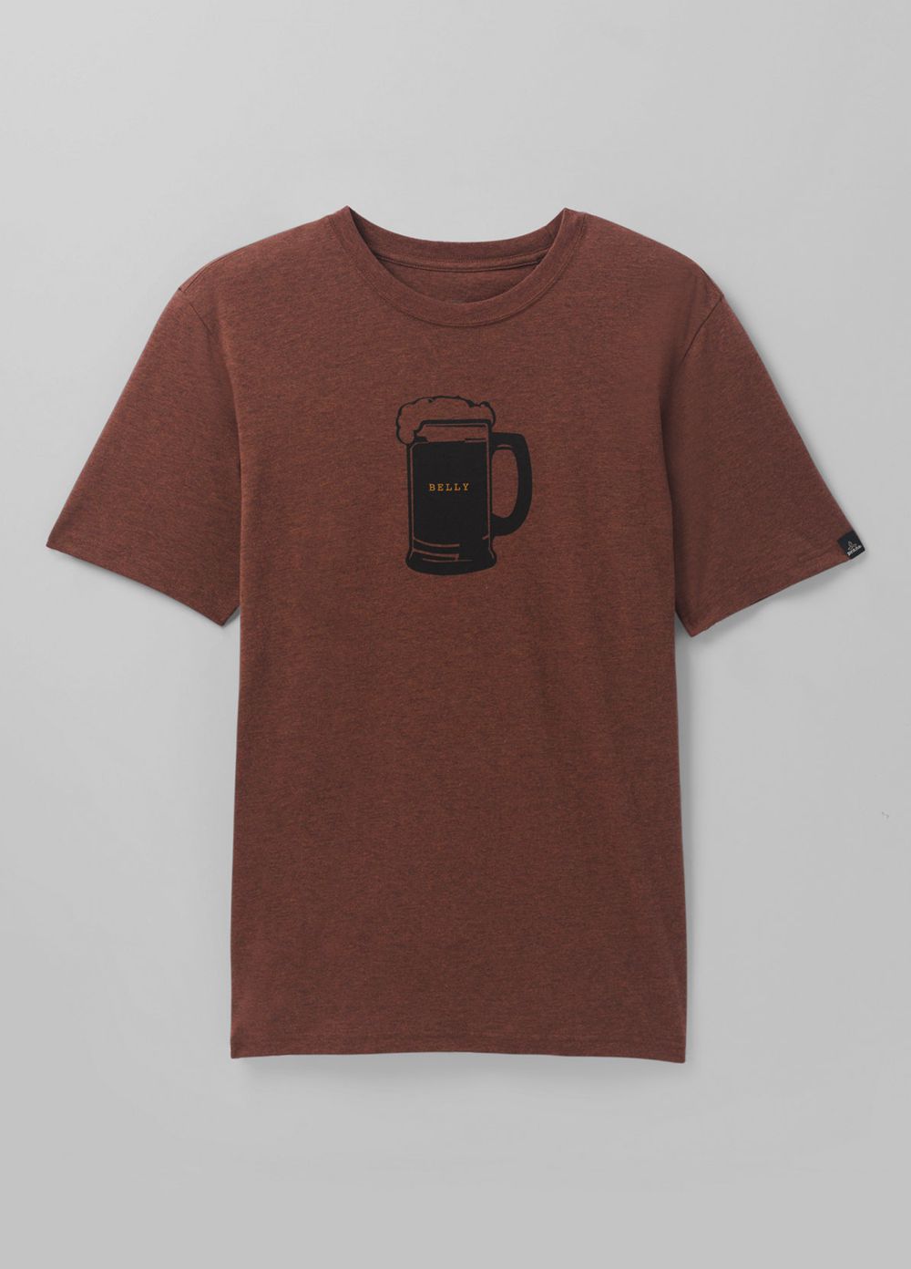 Brown Men's PrAna Beer Belly Journeyman T-Shirts | 32096-VKLX