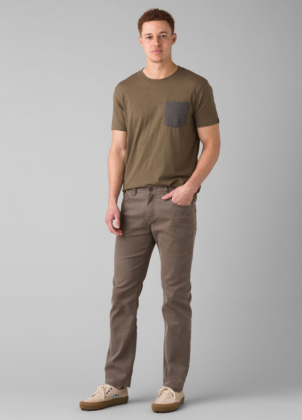 Brown Men's PrAna Bridger Jeans | 29765-CIXN