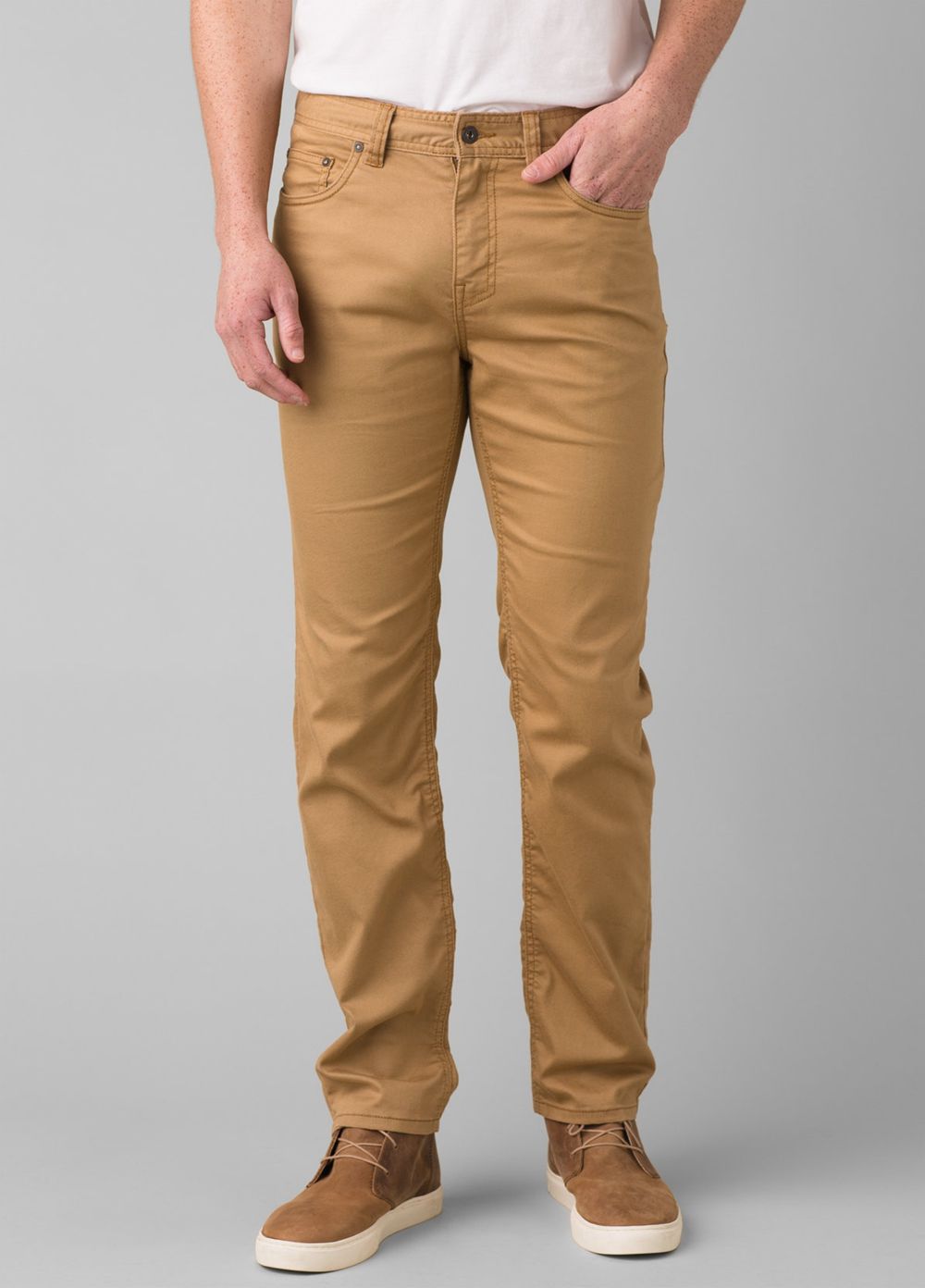 Brown Men\'s PrAna Bridger Jeans | 41630-UATR