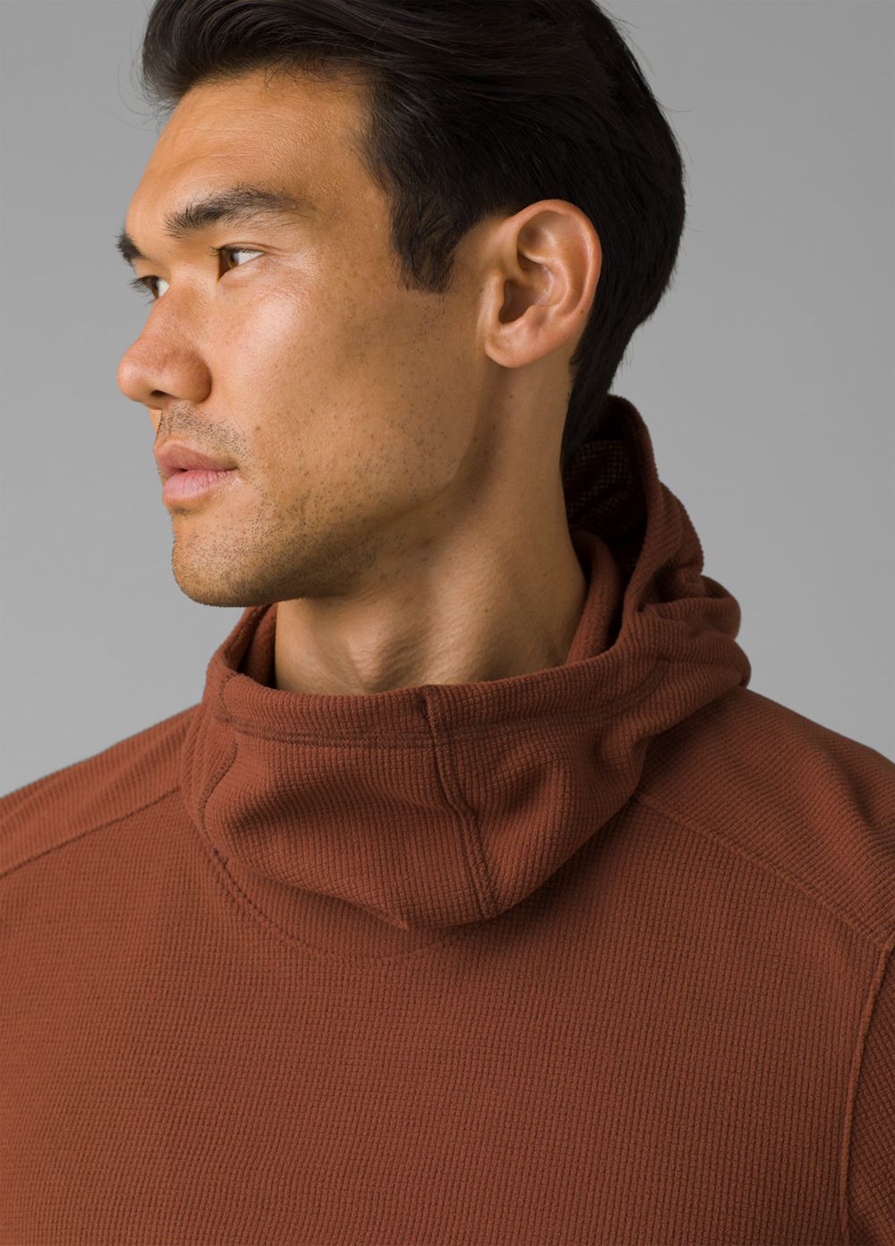 Brown Men's PrAna Coldstream Hoodie | 67049-JIZG