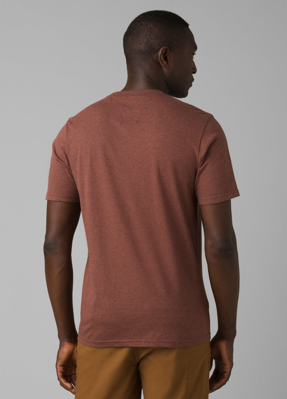 Brown Men's PrAna Como Te Llama Journeyman 2 T-Shirts | 31467-CDWE