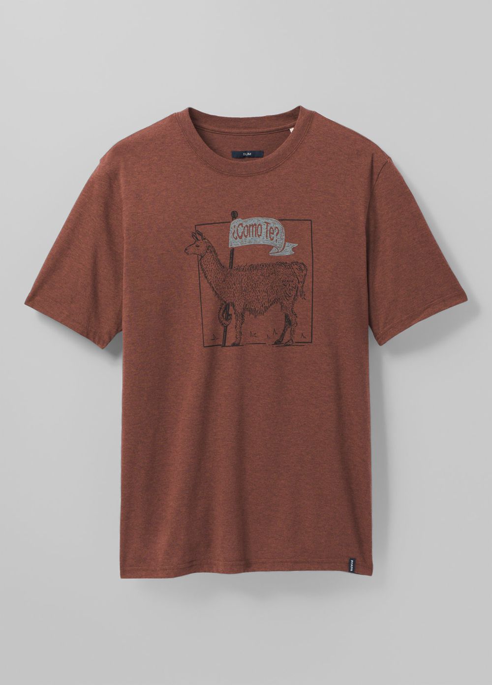 Brown Men's PrAna Como Te Llama Journeyman 2 T-Shirts | 31467-CDWE