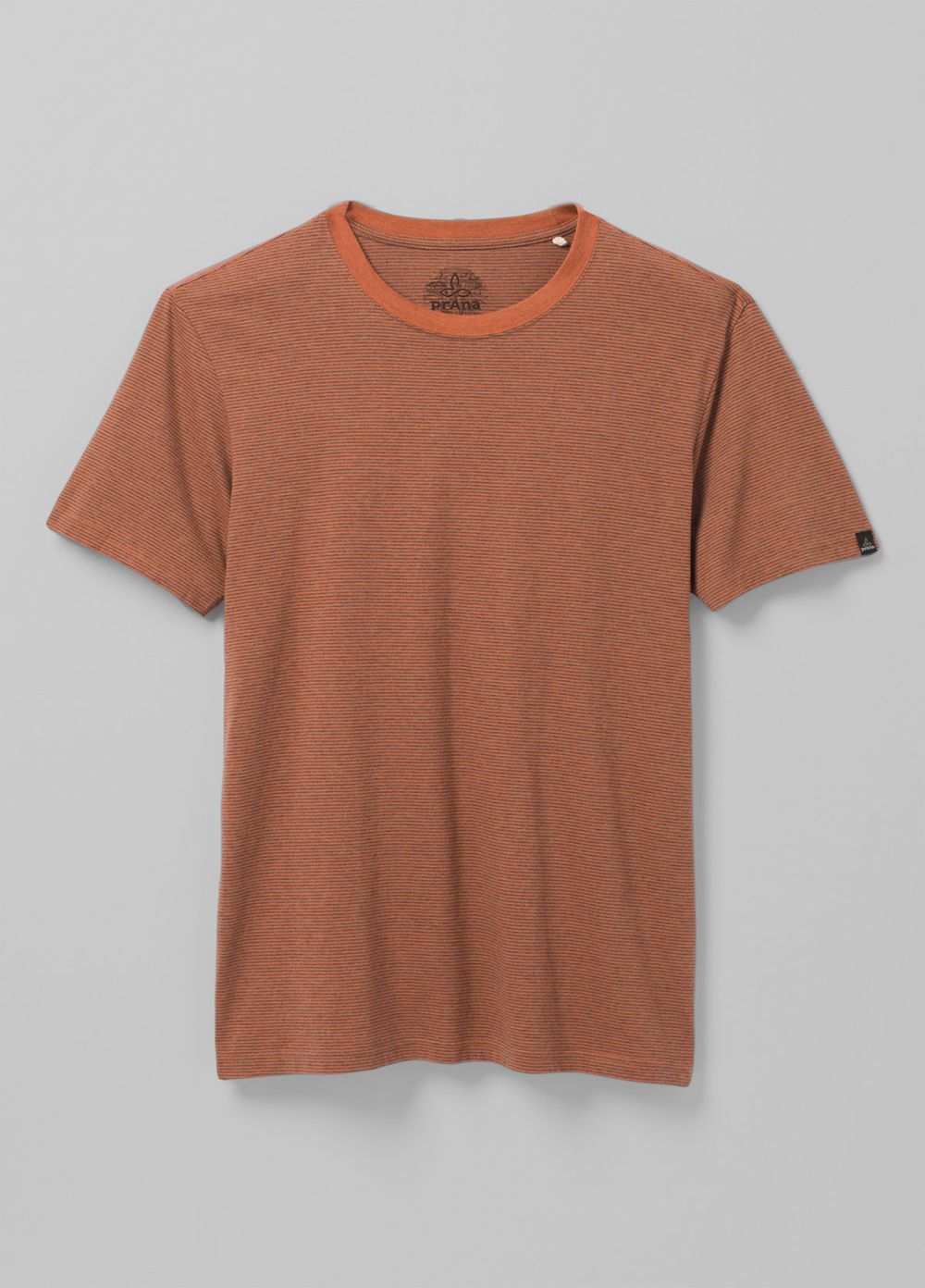 Brown Men's PrAna Crew Tall T-Shirts | 80492-PJRC