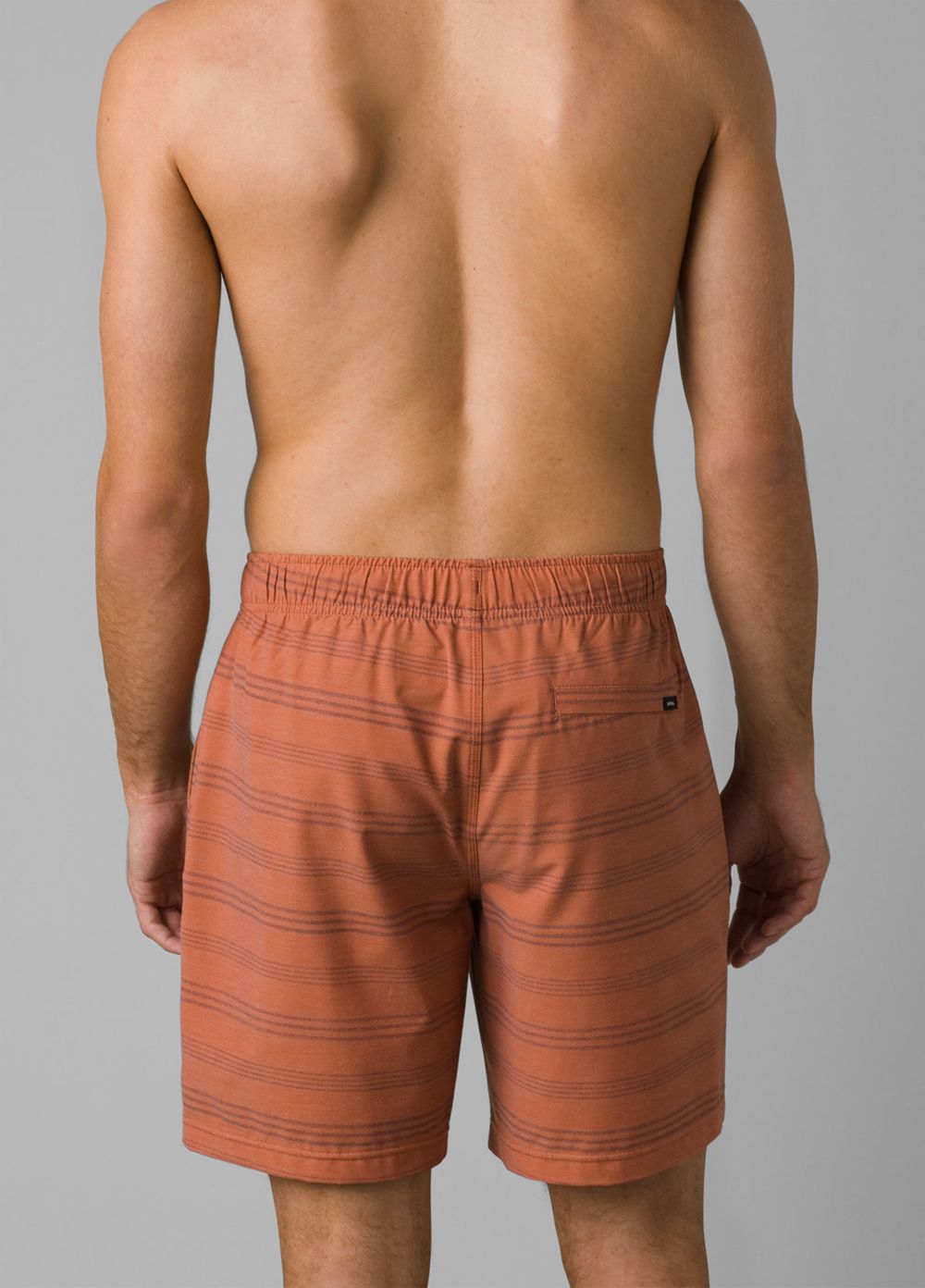 Brown Men's PrAna Metric E-Waist Boardshorts | 36157-EZNV