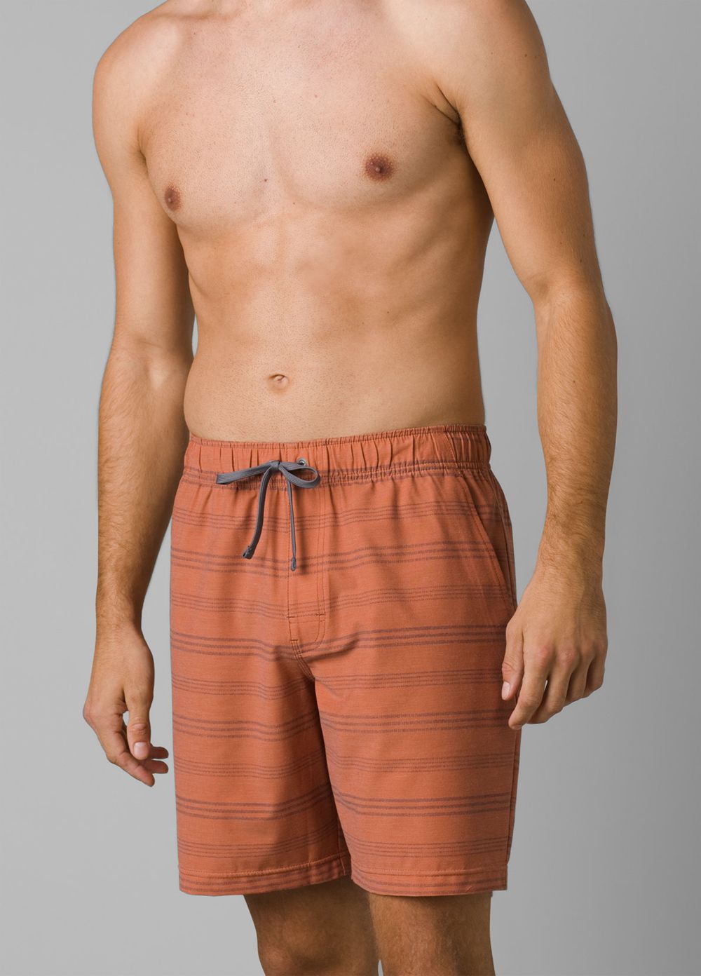 Brown Men\'s PrAna Metric E-Waist Boardshorts | 36157-EZNV