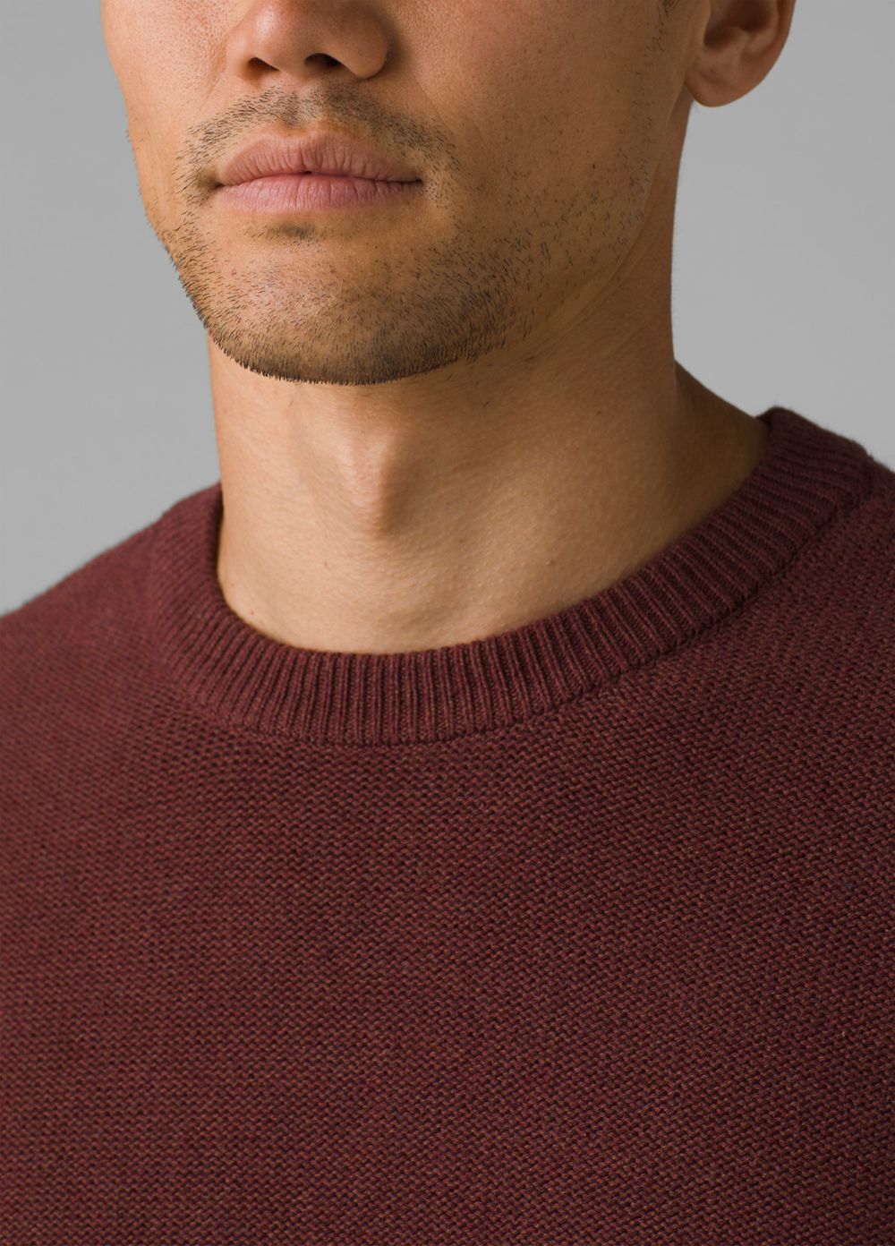 Brown Men's PrAna North Loop Sweaters | 70132-CLXS