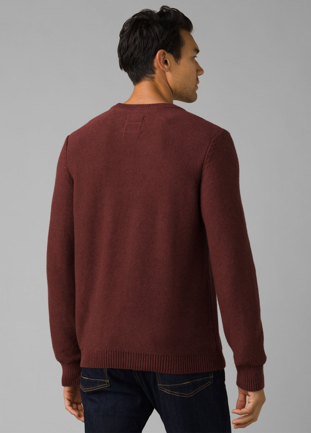 Brown Men\'s PrAna North Loop Sweaters | 70132-CLXS