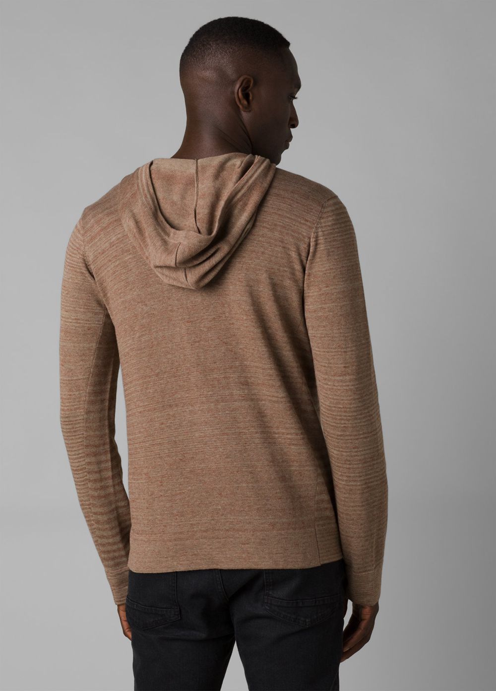 Brown Men's PrAna Spring Creek Sweaters | 89302-TXCO