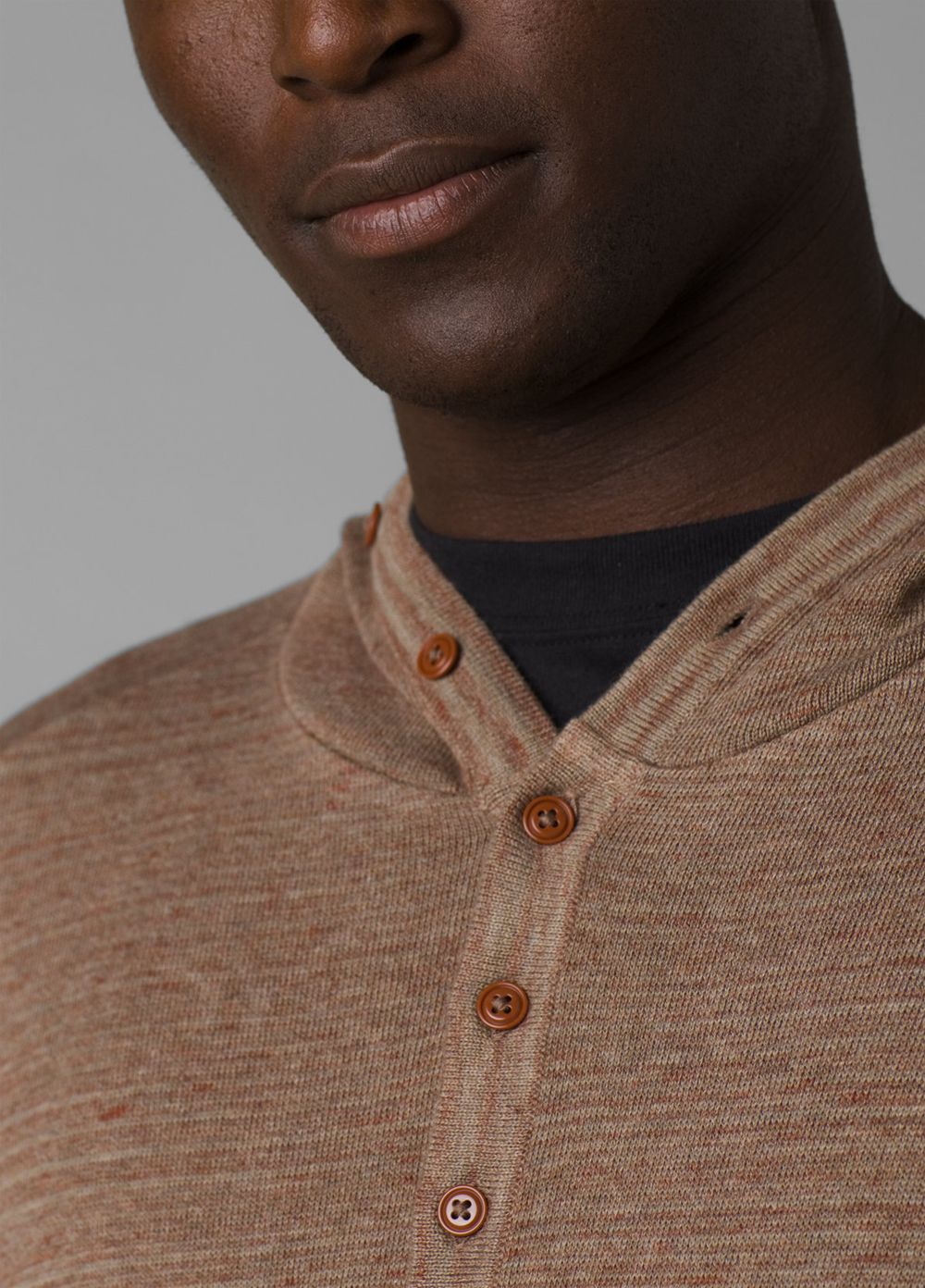 Brown Men's PrAna Spring Creek Sweaters | 89302-TXCO