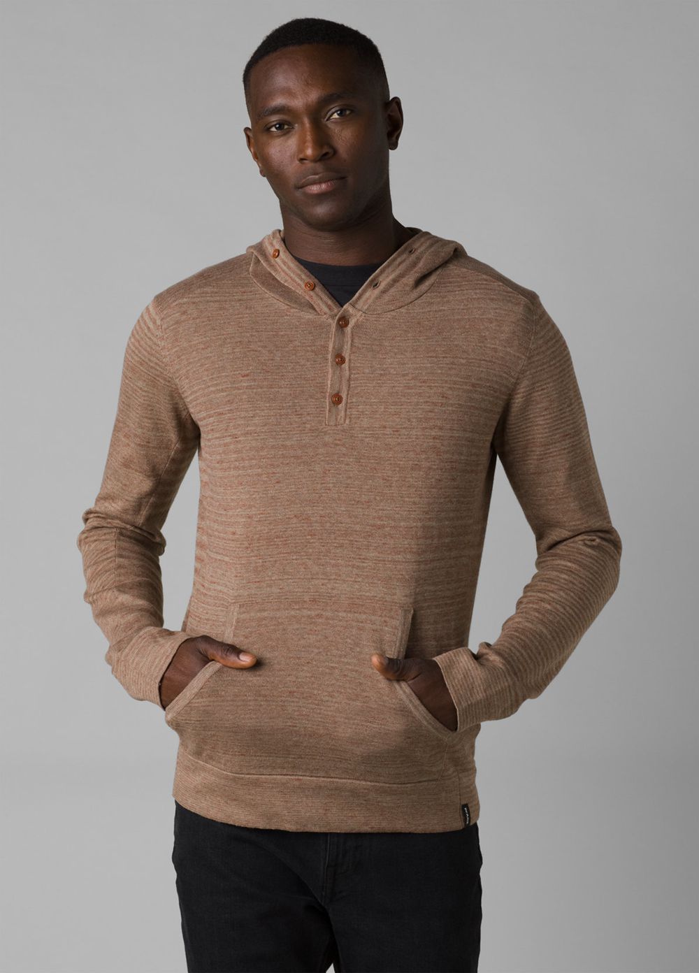 Brown Men\'s PrAna Spring Creek Sweaters | 89302-TXCO