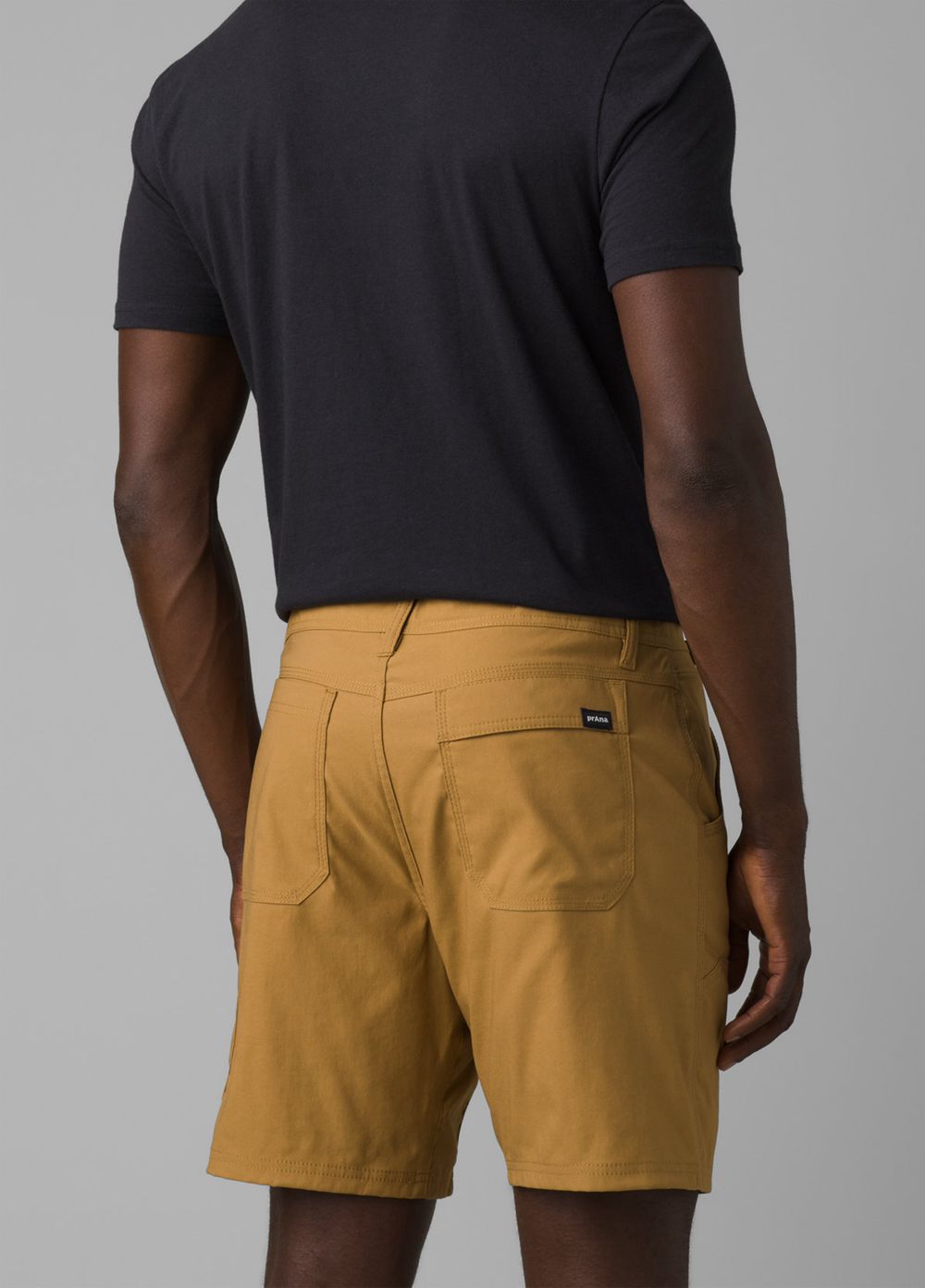 Brown Men's PrAna Stretch Zion II Shorts | 30596-BFPR