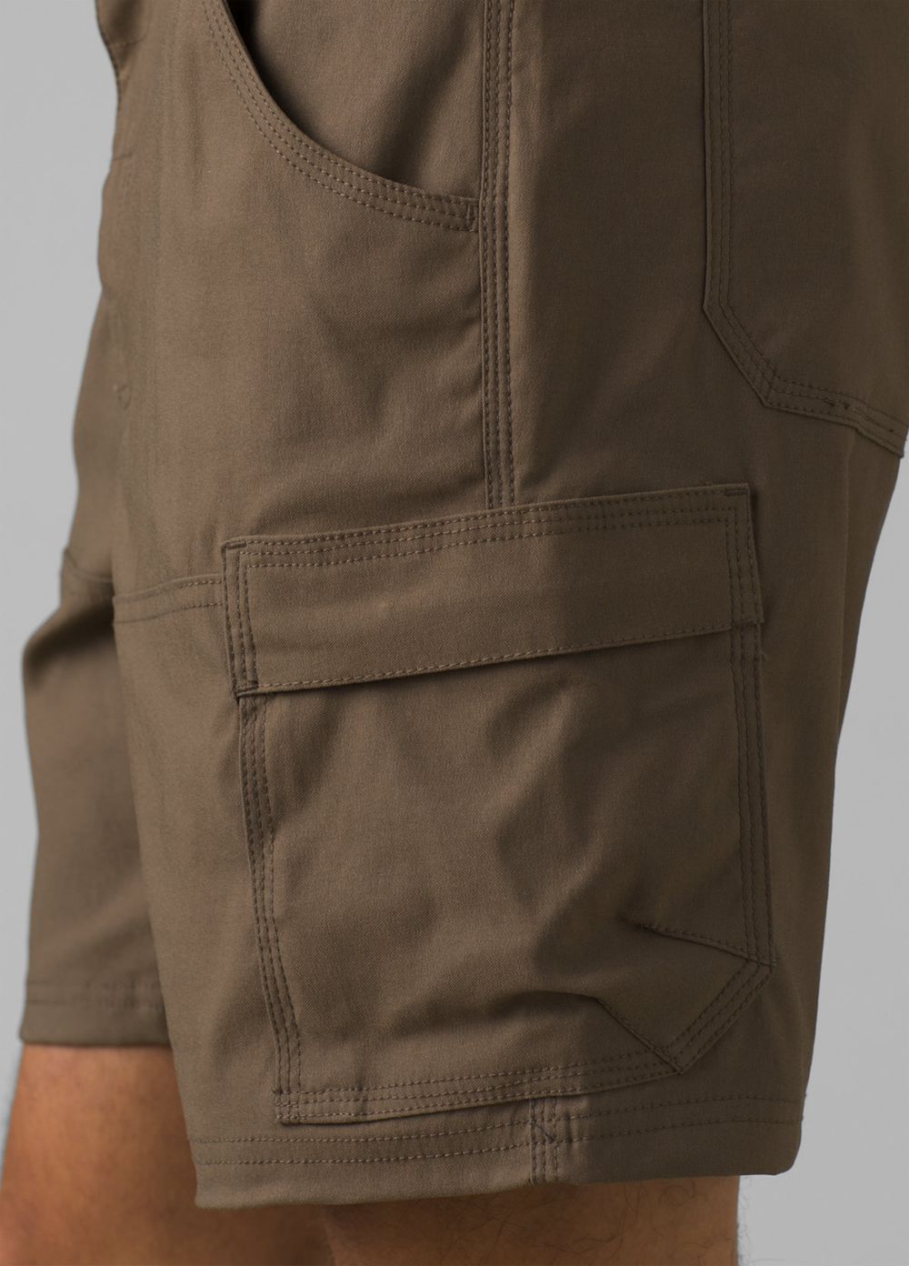 Brown Men's PrAna Stretch Zion II Shorts | 78524-WBHM