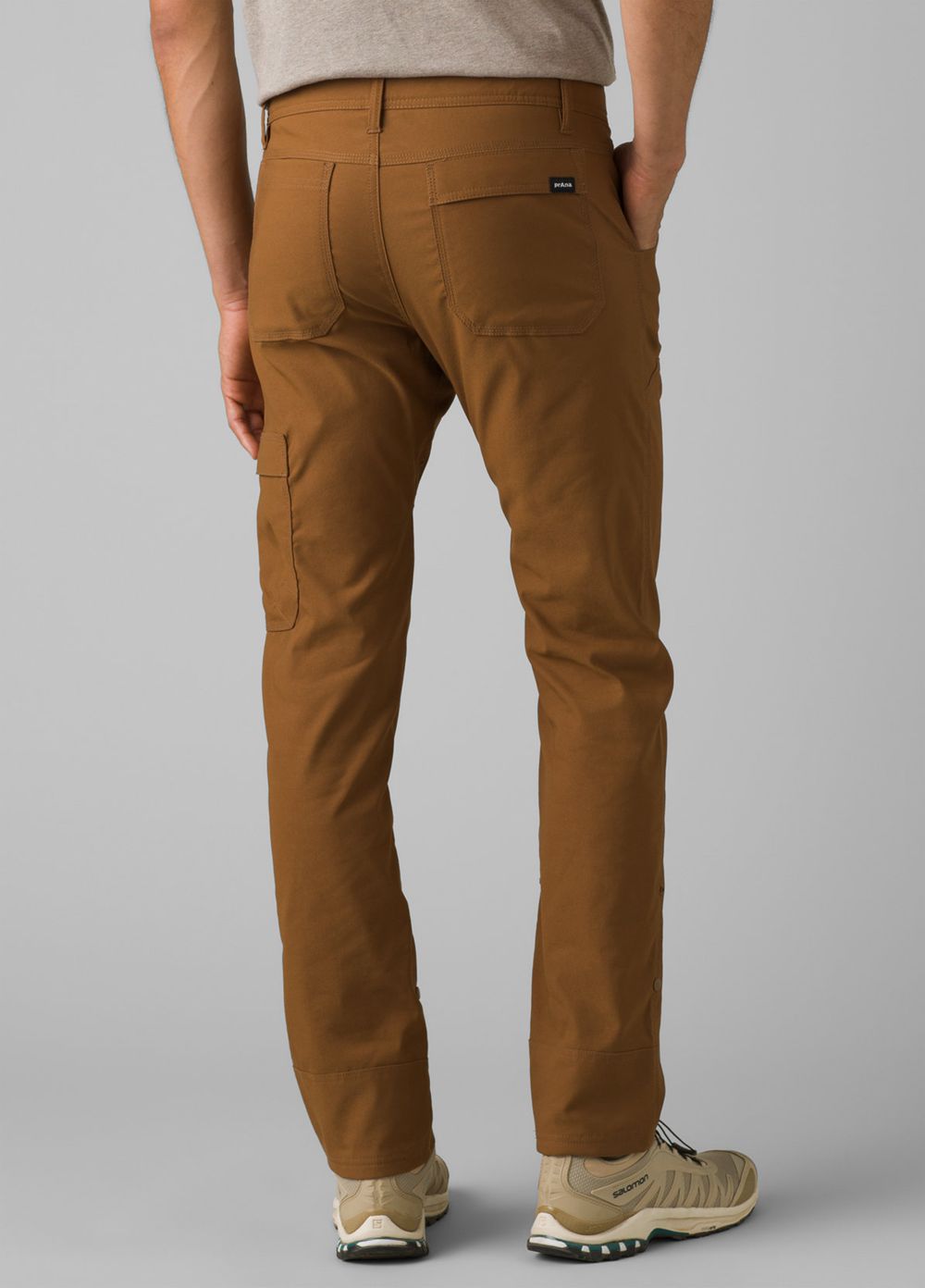 Brown Men's PrAna Stretch Zion Slim II Pants | 79052-VHXM