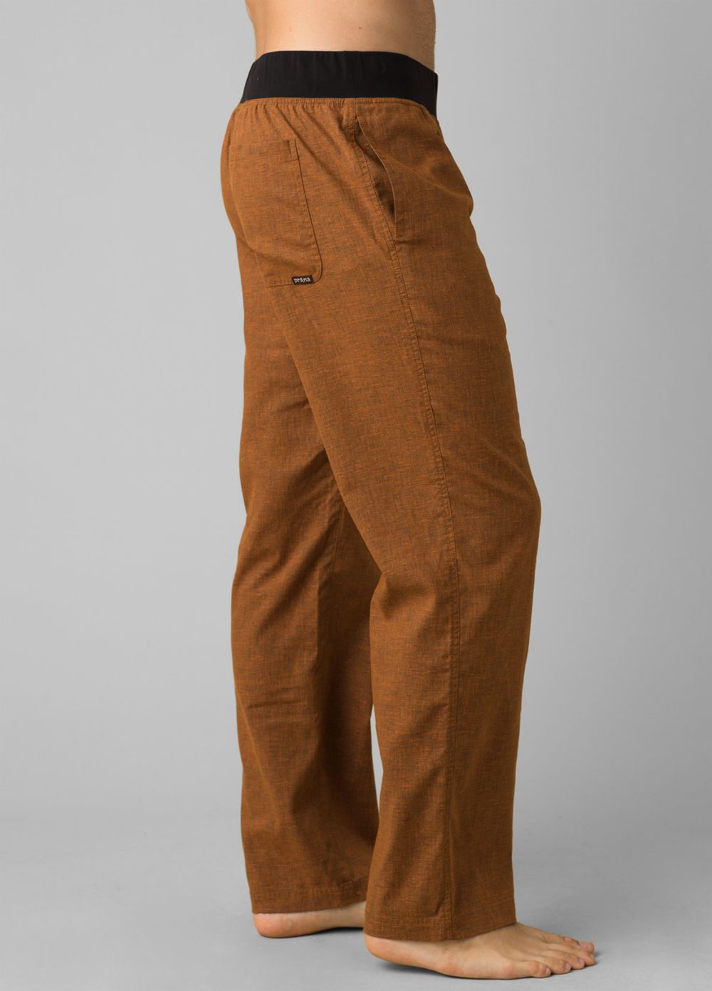 Brown Men's PrAna Vaha Pants | 64905-VQBL