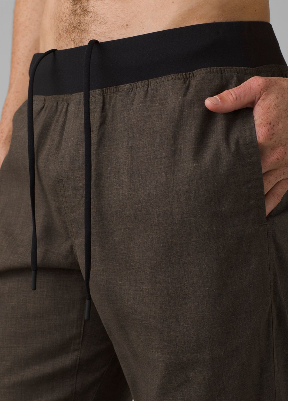 Brown Men's PrAna Vaha Straight Pants | 12803-UGWM