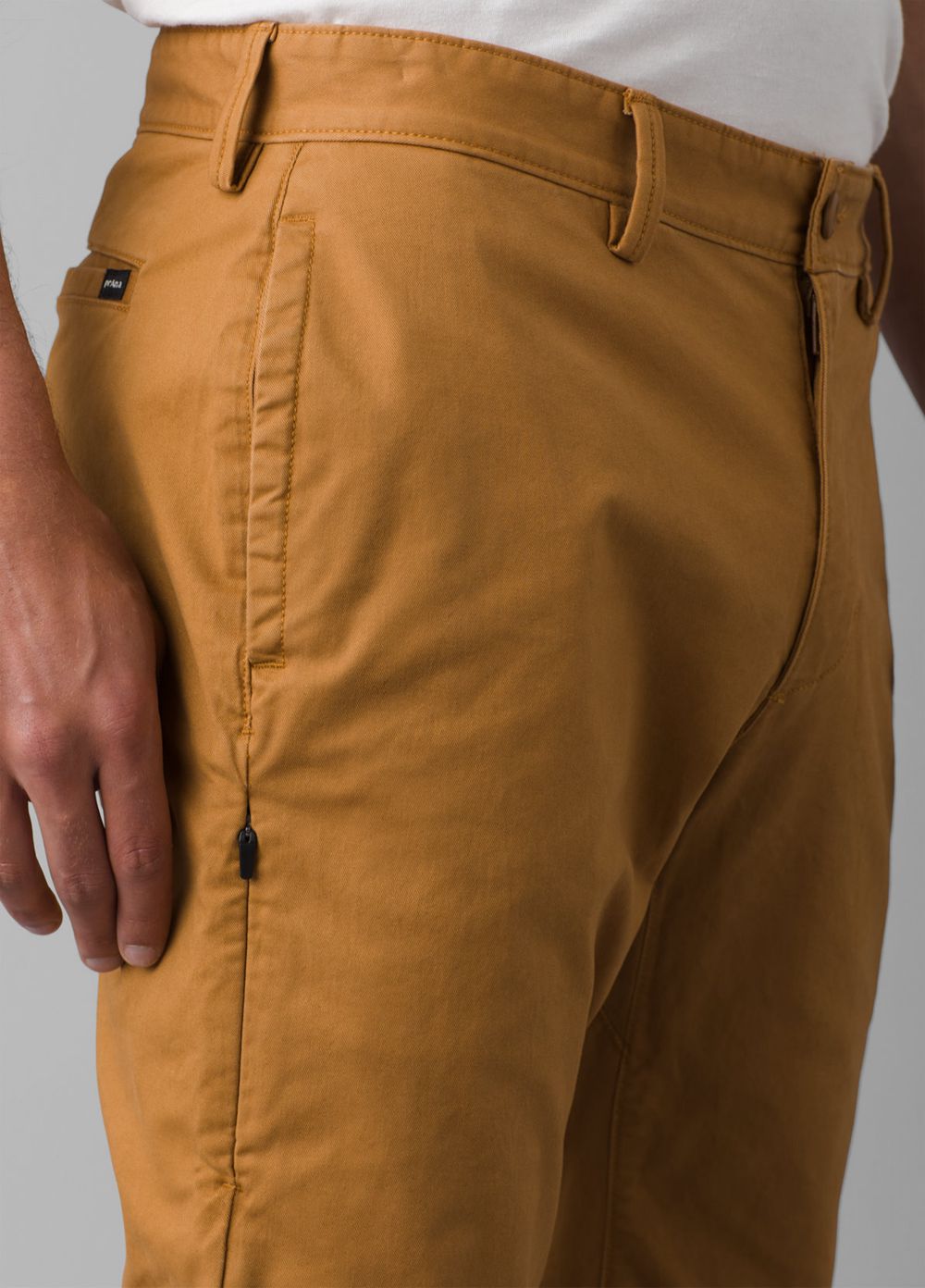 Brown Men's PrAna Westover Pants | 58947-SECF