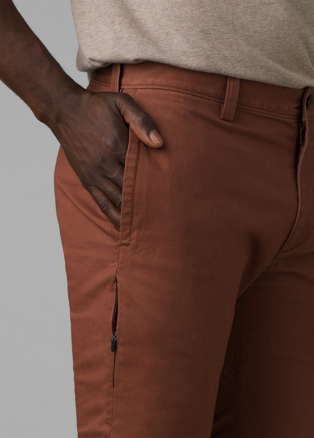 Brown Men's PrAna Westover Pants | 79804-LTWF