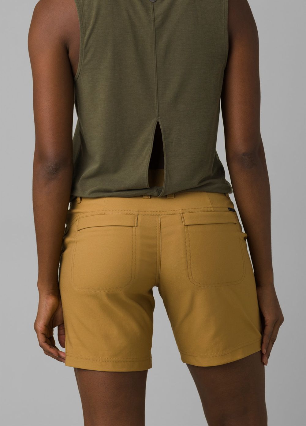 Brown Women's PrAna Alana Shorts | 03589-RSUN