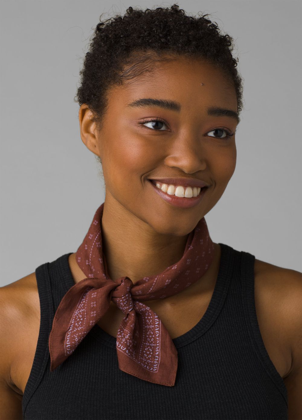 Brown Women's PrAna Balme Bandana Scarf | 43159-WRTX