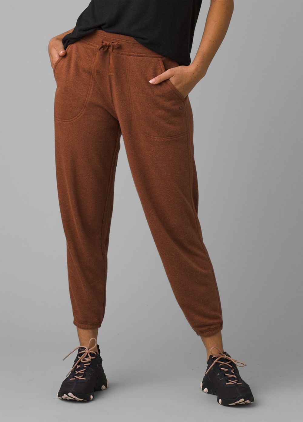 Brown Women\'s PrAna Cozy Up Ankle Pants | 49851-RPKW