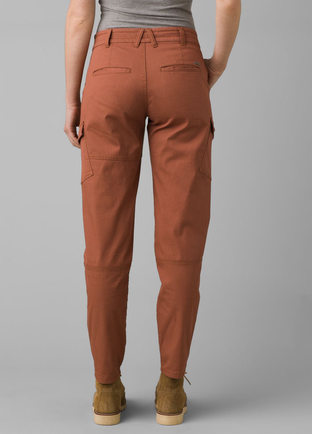 Brown Women's PrAna Elle Cargo Pants | 76081-DOIJ