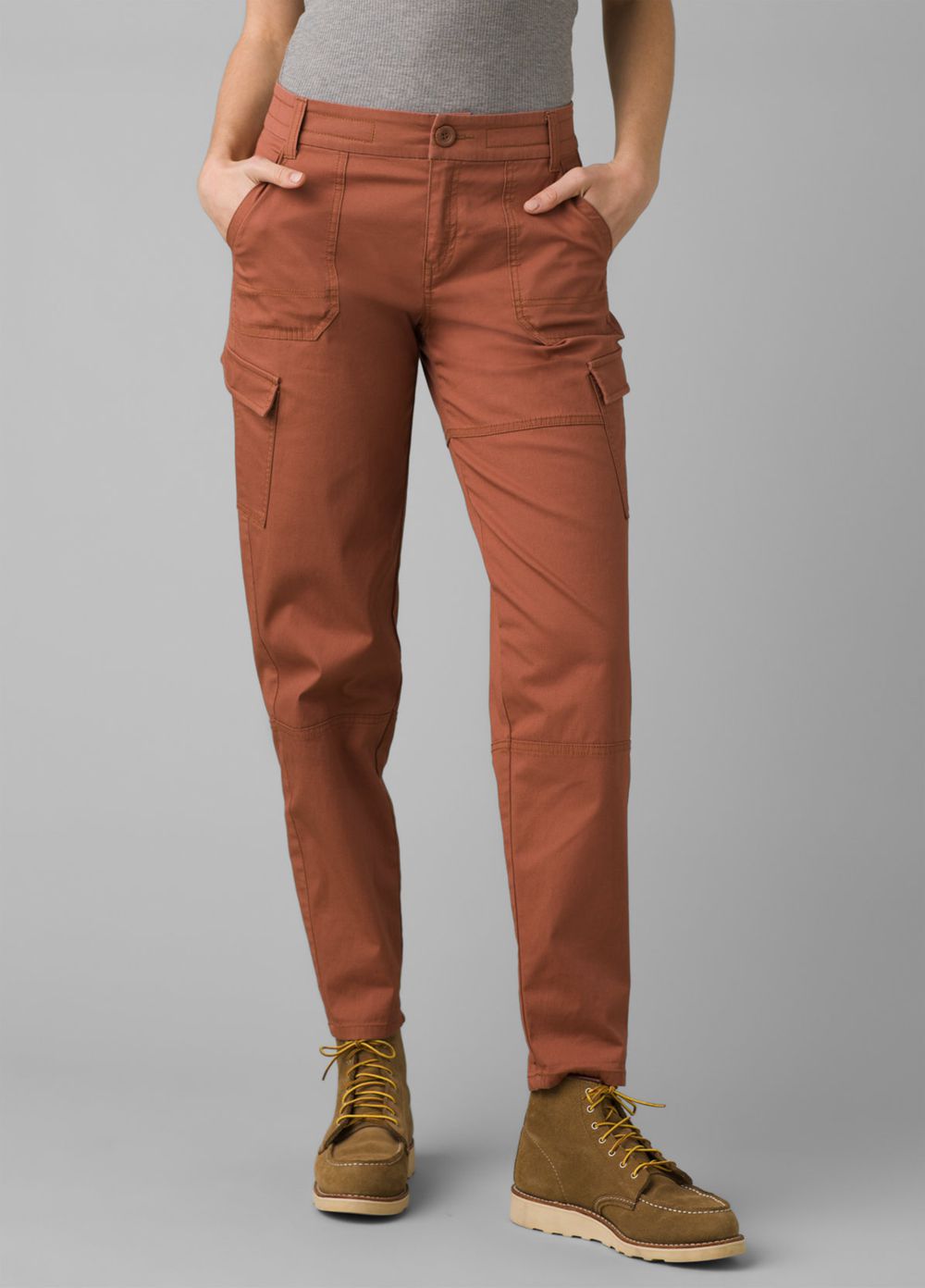 Brown Women\'s PrAna Elle Cargo Pants | 76081-DOIJ