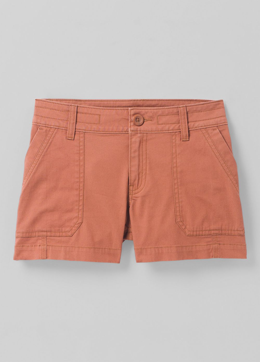 Brown Women's PrAna Elle Shorts | 26305-MKFA