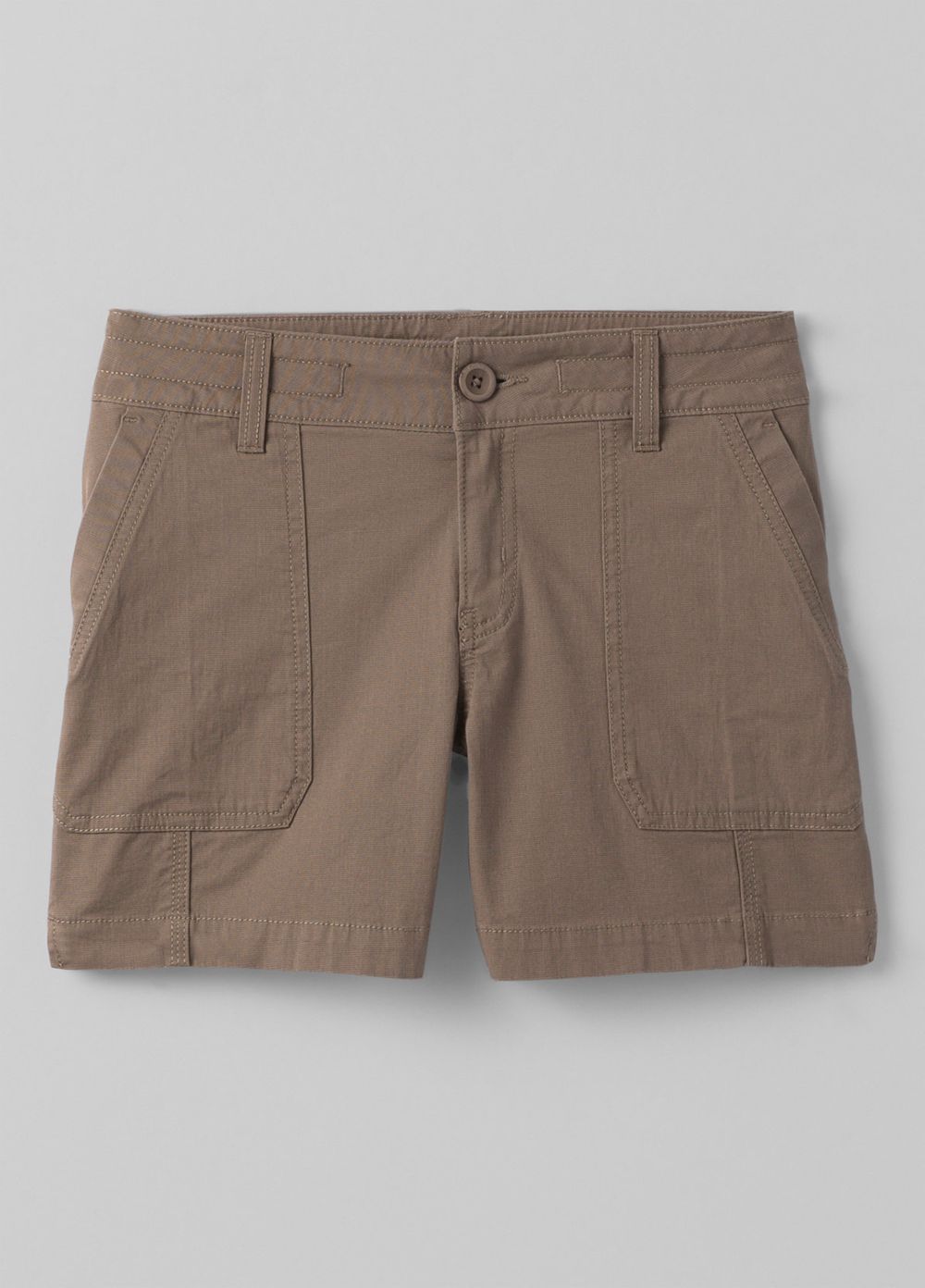 Brown Women's PrAna Elle Shorts | 71920-MSAY