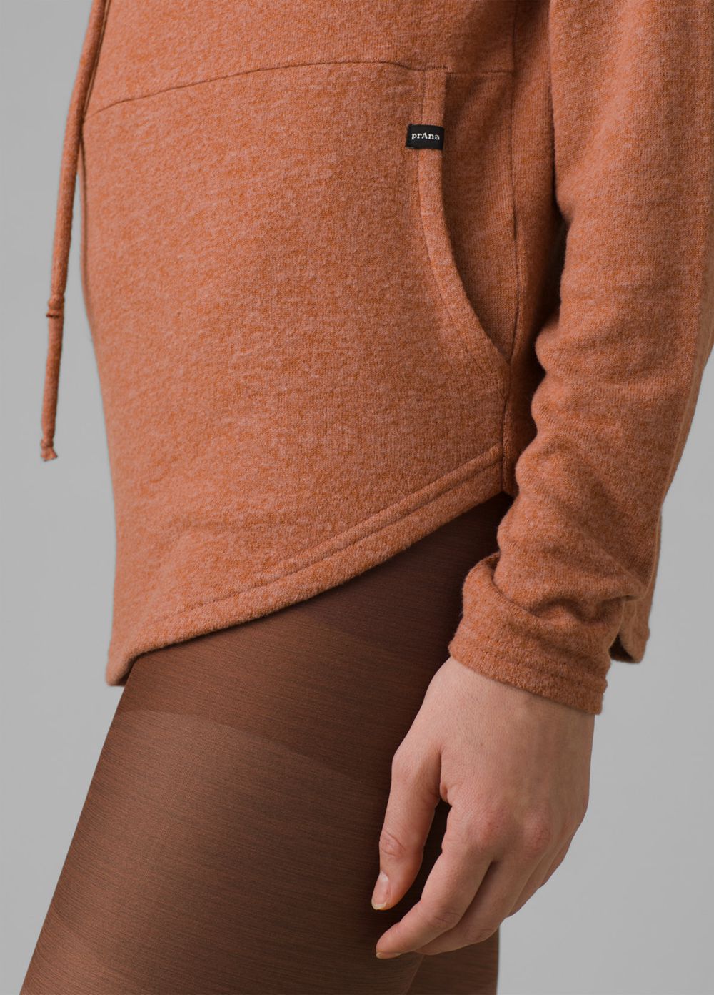 Brown Women's PrAna Foresta Sweaters | 69375-VXAE