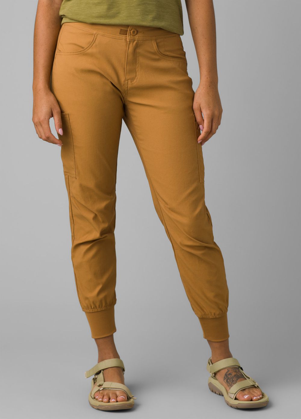 Brown Women\'s PrAna Halle Jogger II Pants | 82963-YTHK