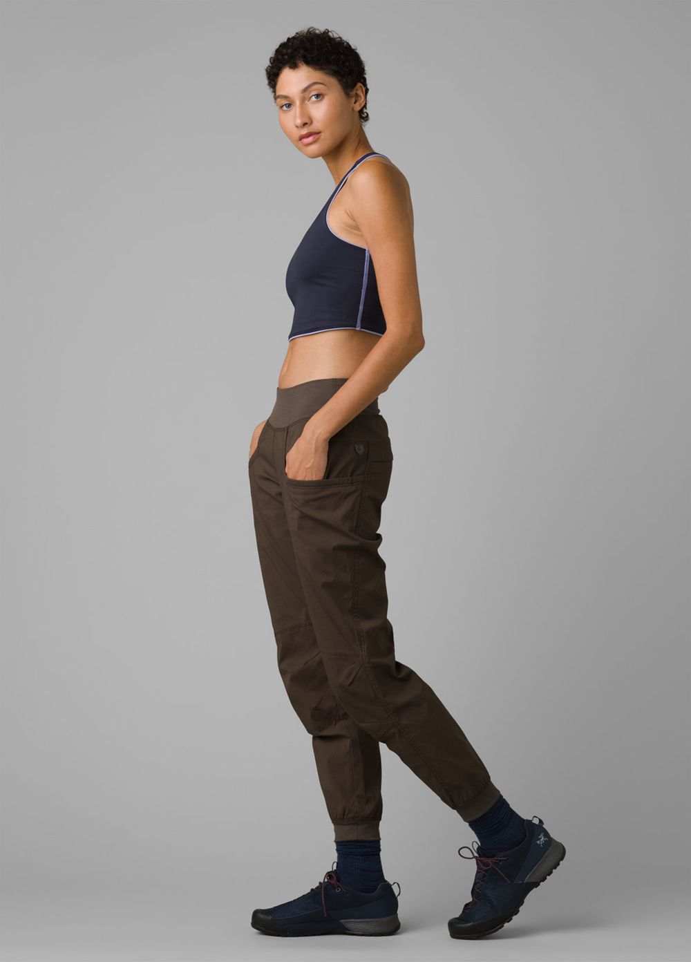 Brown Women's PrAna Kanab Pants | 80467-RBQE