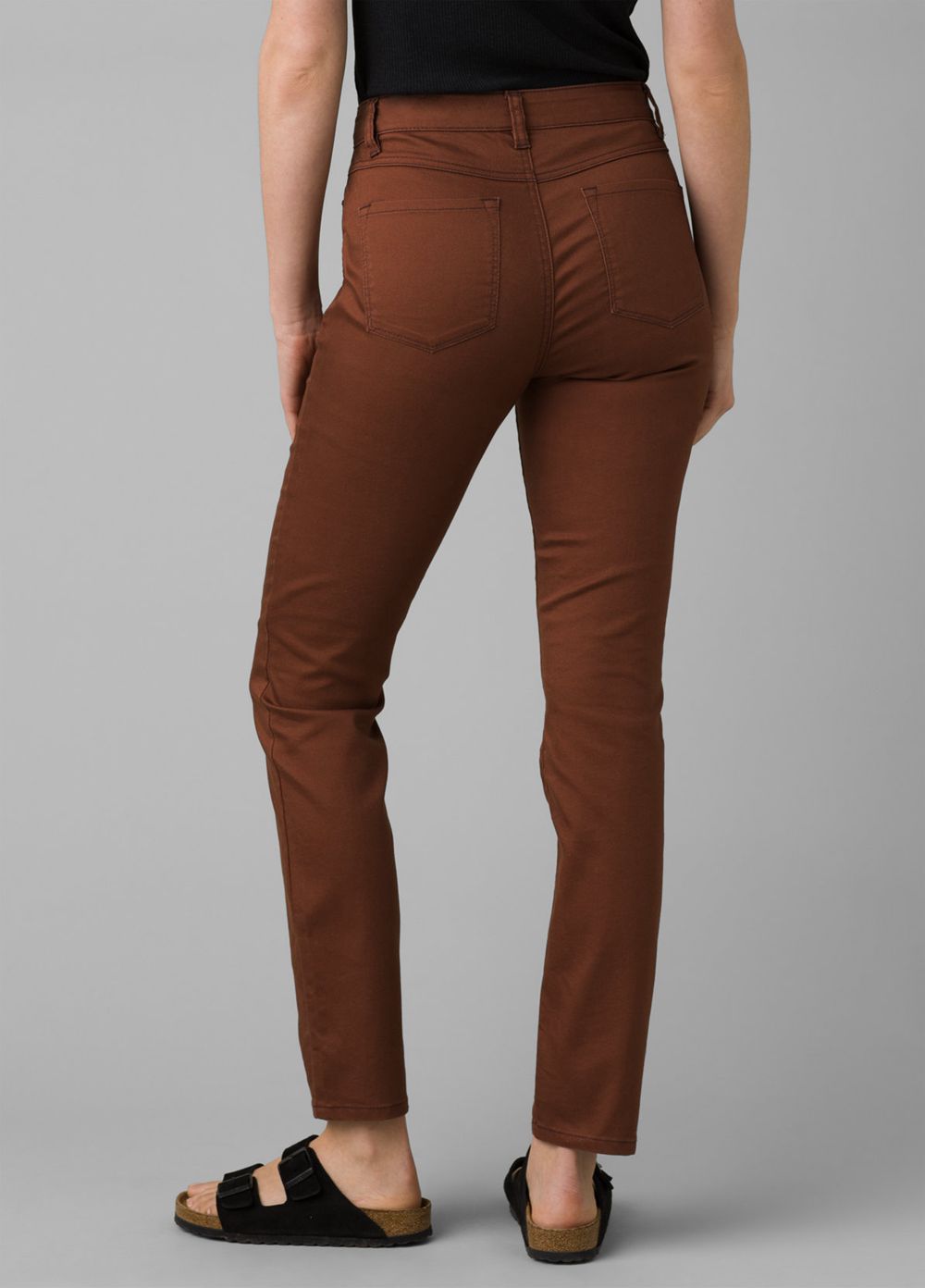 Brown Women's PrAna Kayla High Rise Jeans | 40629-EKCP