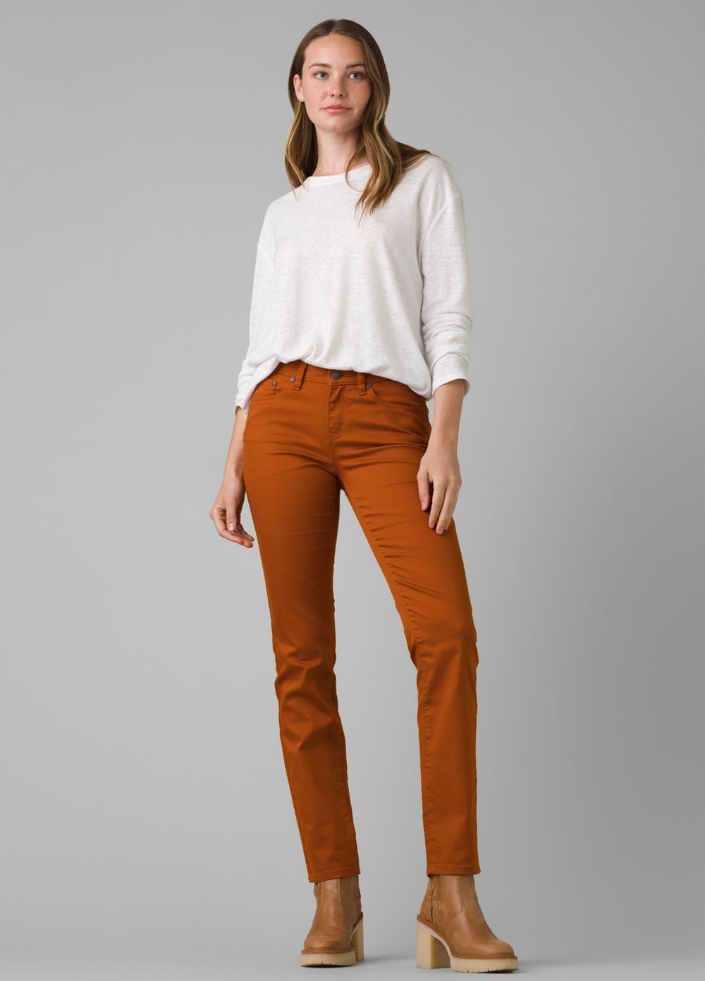 Brown Women's PrAna Kayla Jeans | 37159-XGQU