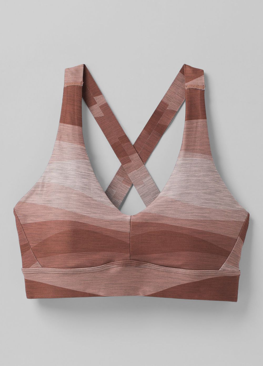 Brown Women's PrAna Layna Bra | 12695-NSBM