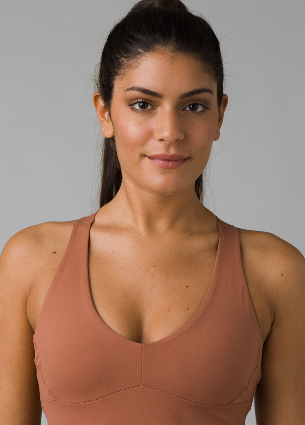 Brown Women's PrAna Layna Tank Top | 83412-UPNR